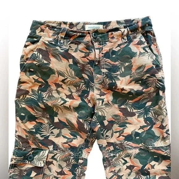 Sundance Lagoon Camo Pants size 2 petite - Picture 6 of 8